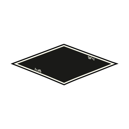 Carriage Black Silk Diamond Scarf