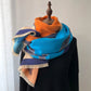 Maeve Pashmina Scarf Blue