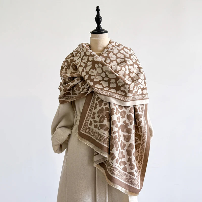 Tindara Pashmina Scarf Khaki