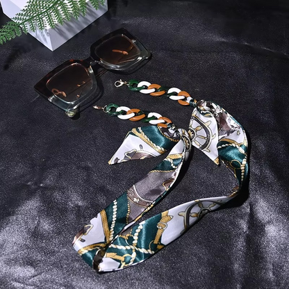 Silky Scarf Glasses Chain