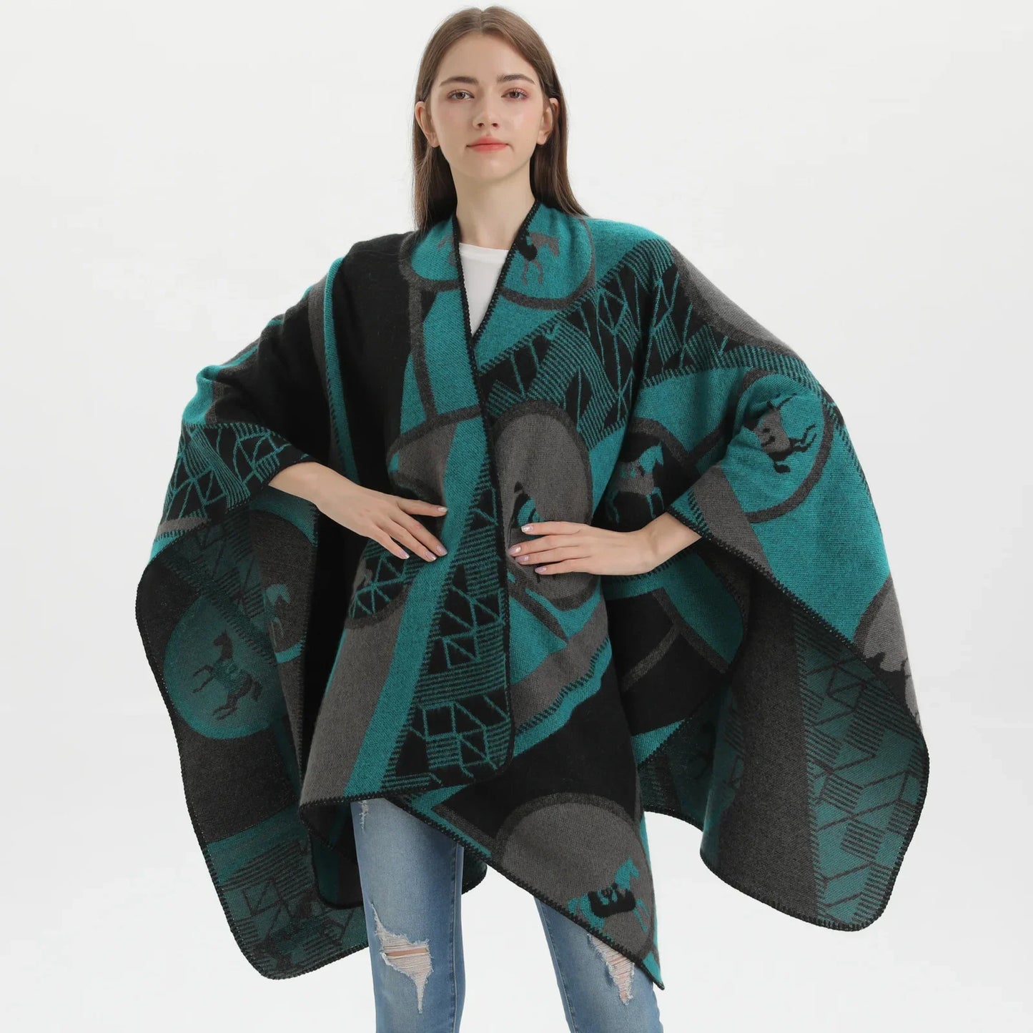 Maritza Poncho Teal