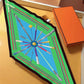 Sienna Green Silk Diamond Scarf