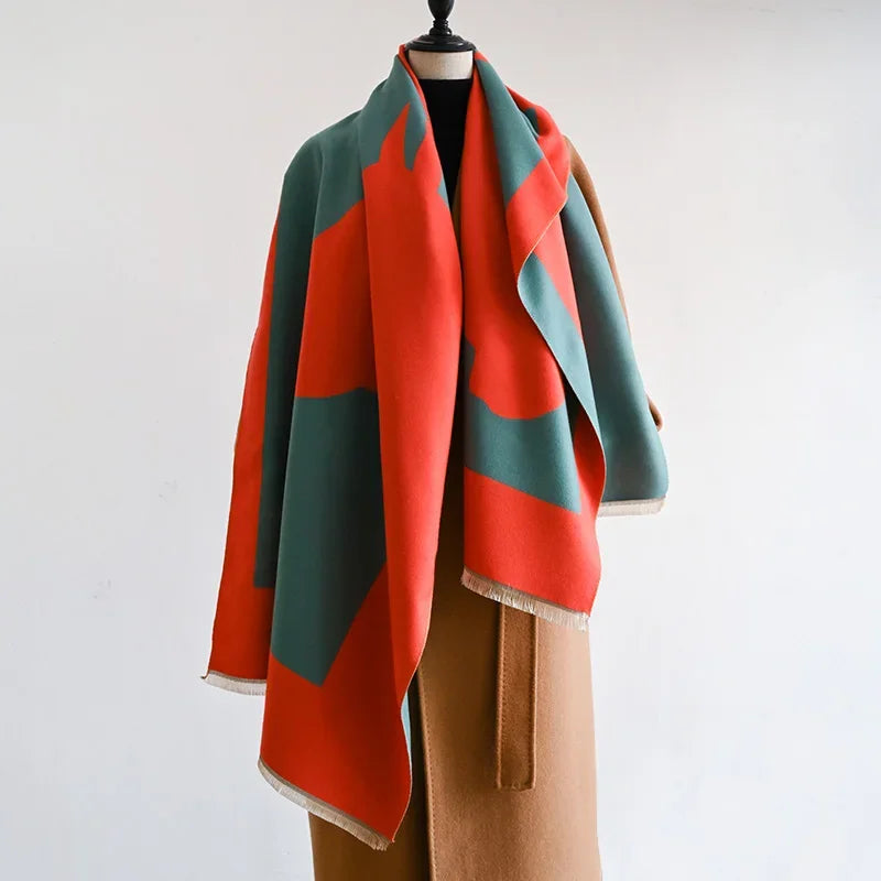 Bellagio Pashmina Scarf Orange