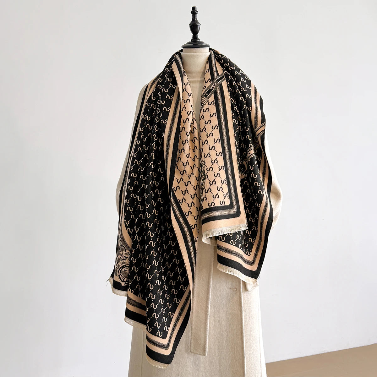 Sista Pashmina Scarf Black