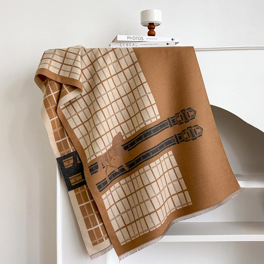 Ninette Pashmina Scarf Khaki