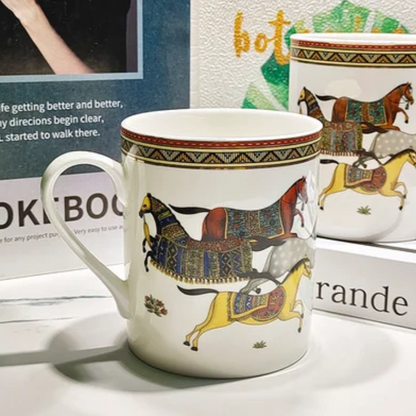 Horse Bone China Mug