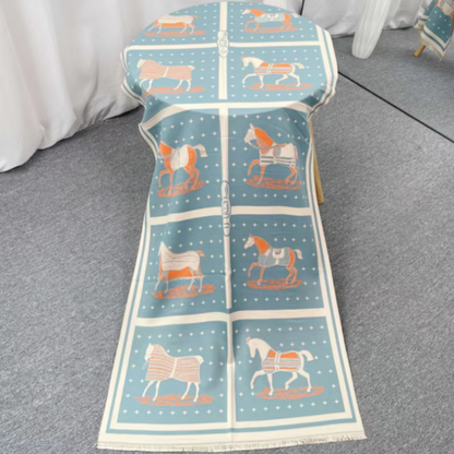 Bettona Pashmina Scarf Blue