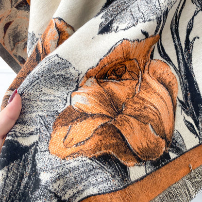 Rosella Pashmina Scarf Orange