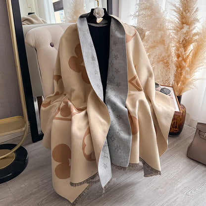 Donella Pashmina Scarf Beige