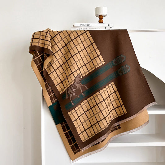 Ninette Pashmina Scarf Brown