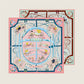 Carriage Pink Double Print Scarf / 90cm