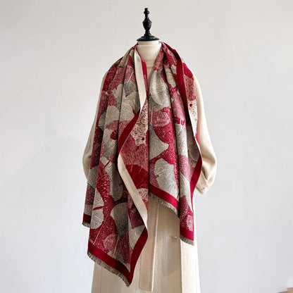 Mascia Pashmina Scarf Red