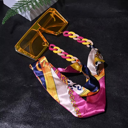 Silky Scarf Glasses Chain