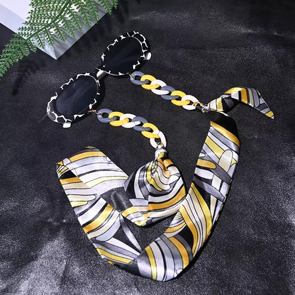 Silky Scarf Glasses Chain