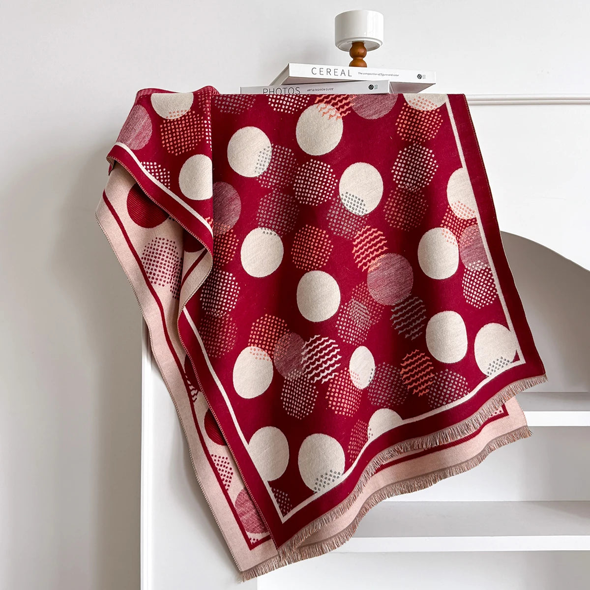 Ciretta Pashmina Scarf Red