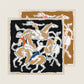 Horse Dancer Black Double Print Scarf / 90cm