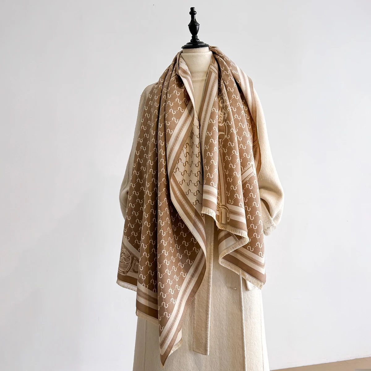 Sista Pashmina Scarf Khaki