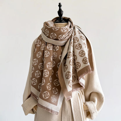 Scilla Pashmina Scarf Khaki