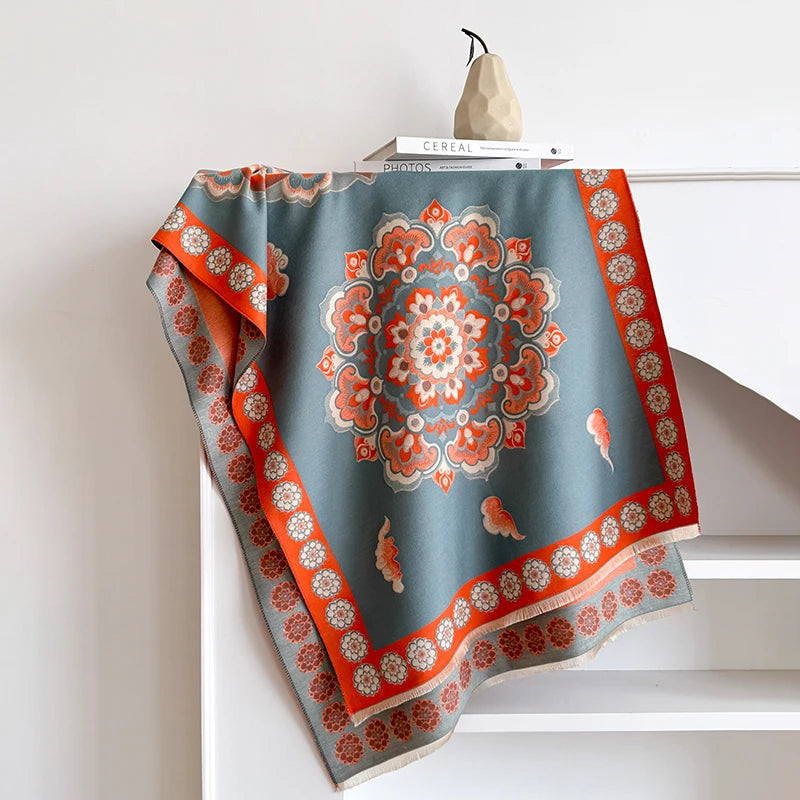 Manilla Pashmina Scarf Orange