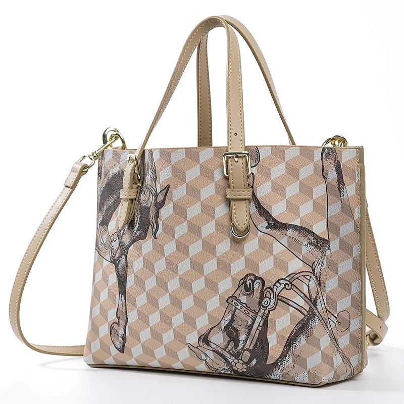 Lono Crossbody Bag with Horse Motif