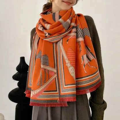 Appoline Pashmina Scarf Orange
