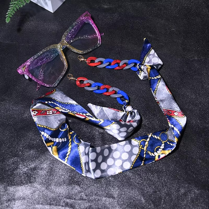 Silky Scarf Glasses Chain