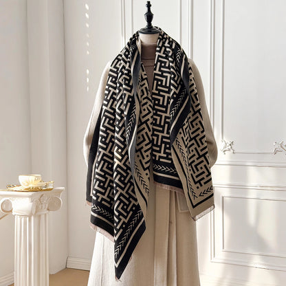Grata Pashmina Scarf Black