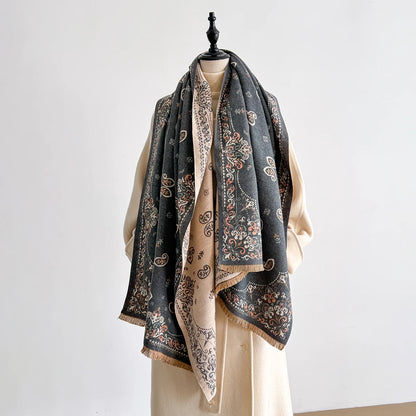 Susetta Pashmina Scarf Gray