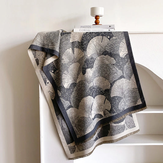 Mascia Pashmina Scarf Gray