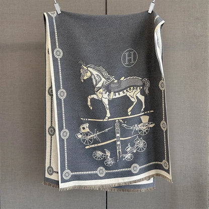 Rochelle Pashmina Scarf Gray
