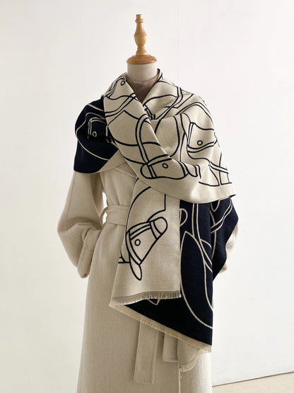 Sydney Pashmina Scarf Black