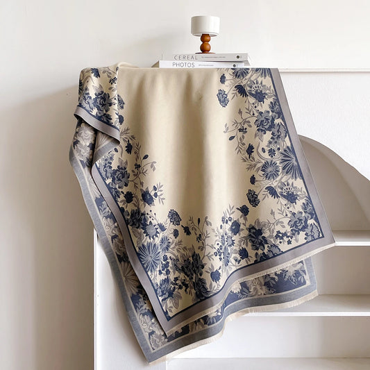 Florica Pashmina Scarf Blue