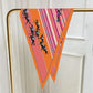 Horse Race Orange Silk Diamond Scarf