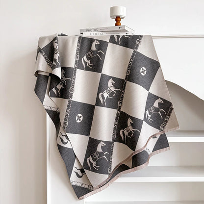 Zubiena Pashmina Scarf Gray