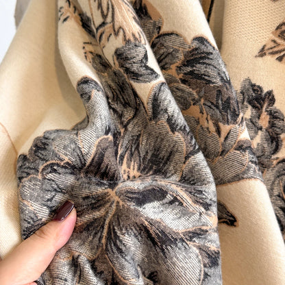 Claretta Pashmina Scarf Brown