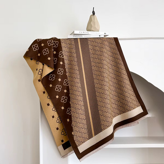 Malina Pashmina Scarf Brown
