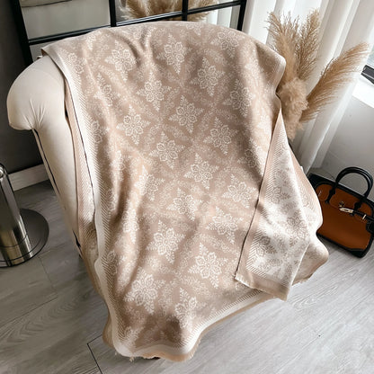 Tinuccia Pashmina Scarf Khaki