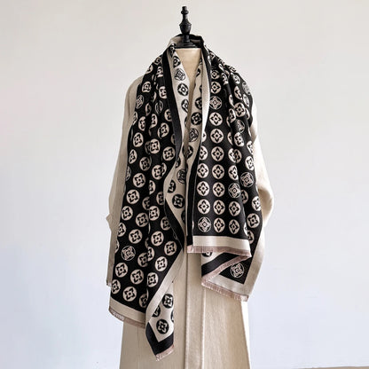 Scilla Pashmina Scarf Black