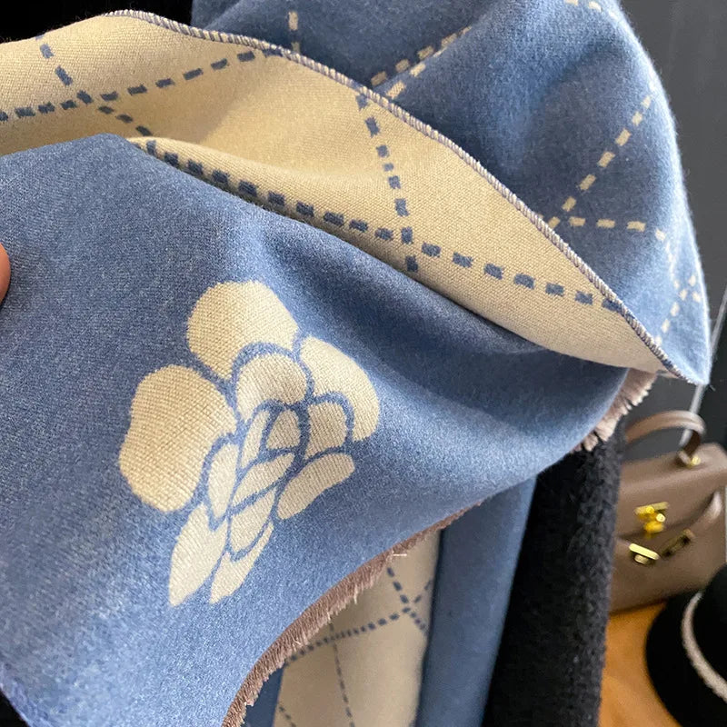 Pupa Pashmina Scarf Blue