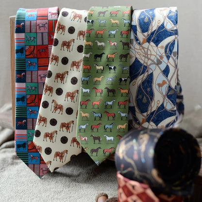 Men's Tie Horse Perr