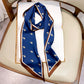 Kalene Blue Long Twilly Scarf