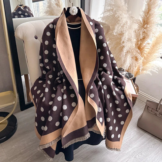 Tusolina Pashmina Scarf Brown