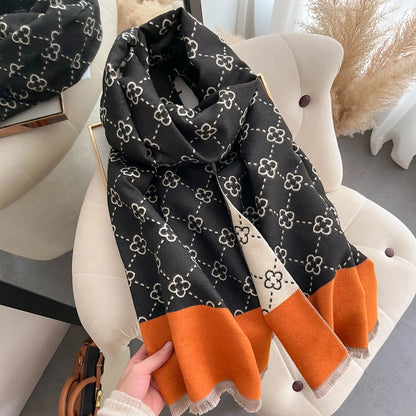 Aristea Pashmina Scarf Orange