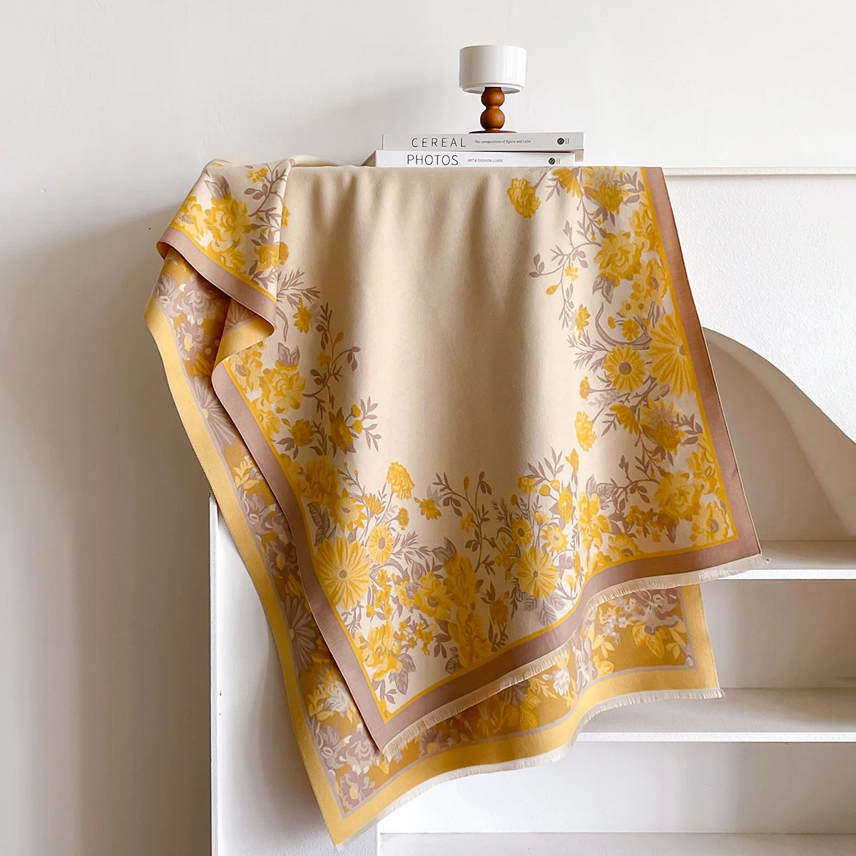 Florica Pashmina Scarf Yellow