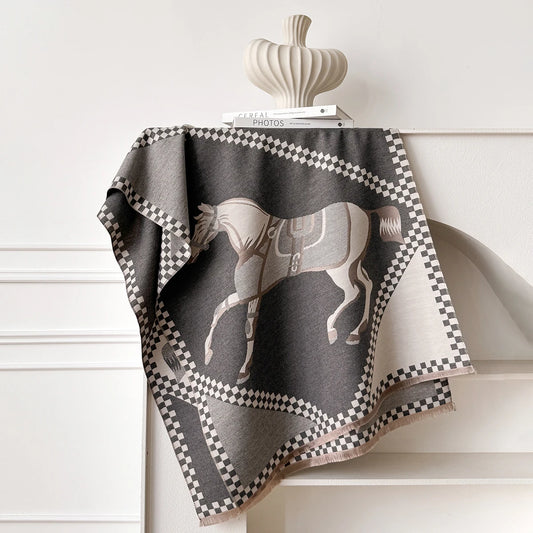 Piona Pashmina Scarf Gray