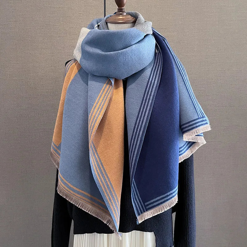 Gerbina Pashmina Scarf Blue