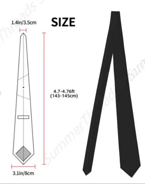 Men's Tie Horse Black
