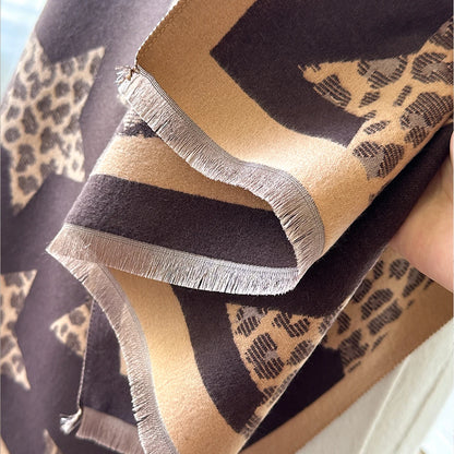 Stellia Pashmina Scarf Brown