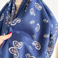 Susetta Pashmina Scarf Blue