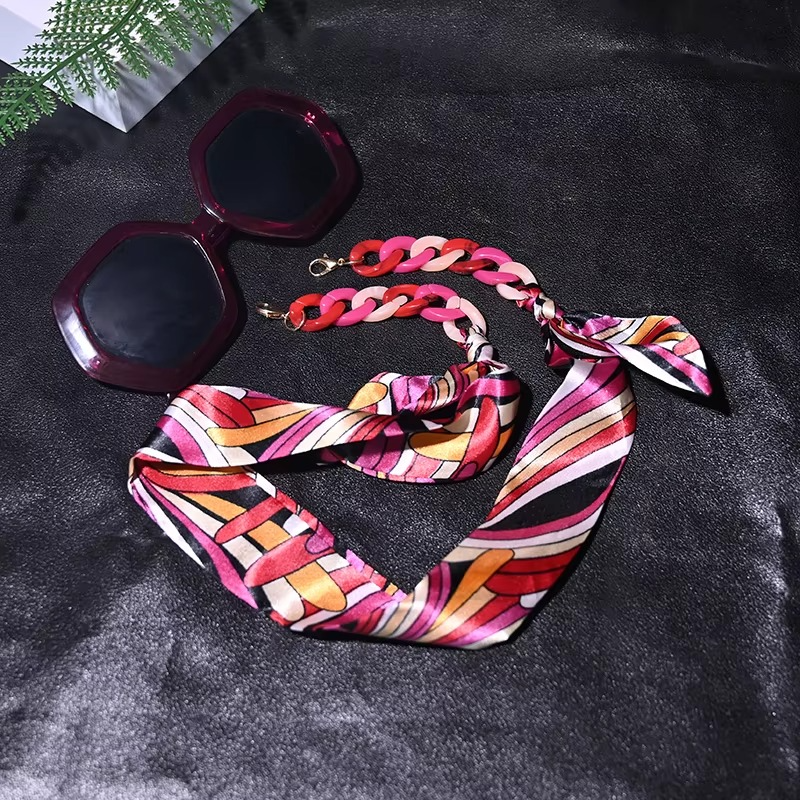 Silky Scarf Glasses Chain